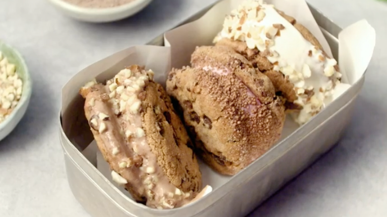Chocolate chip sandwich