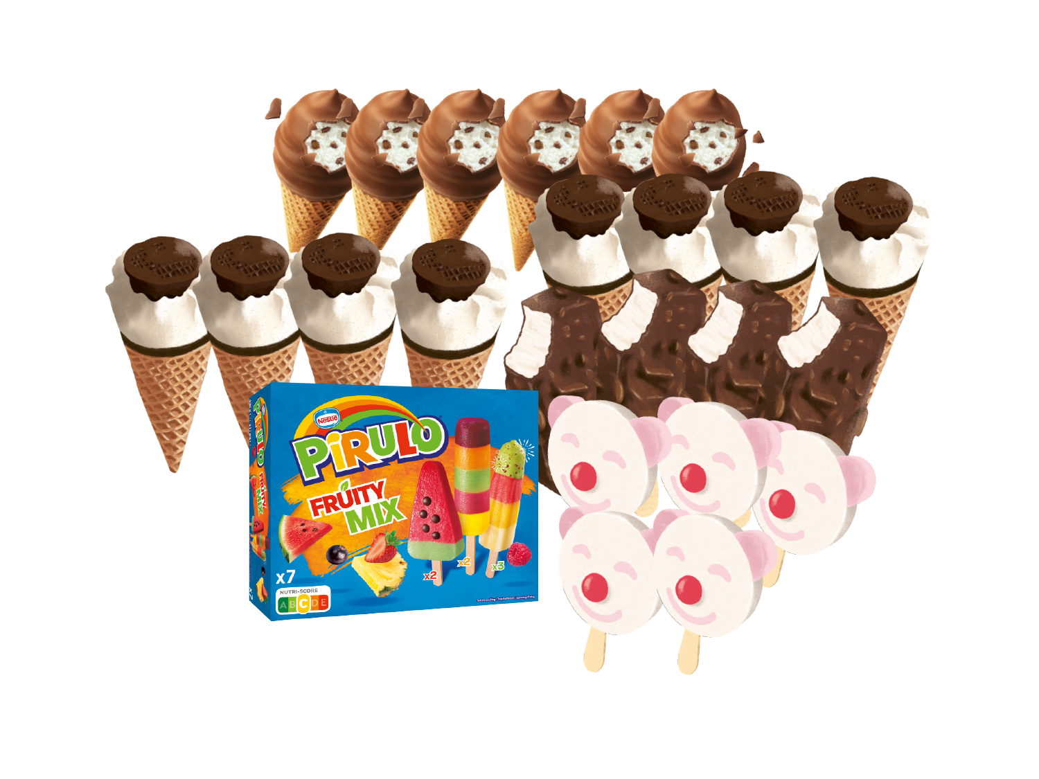 Familiepakken med Fruity Mix